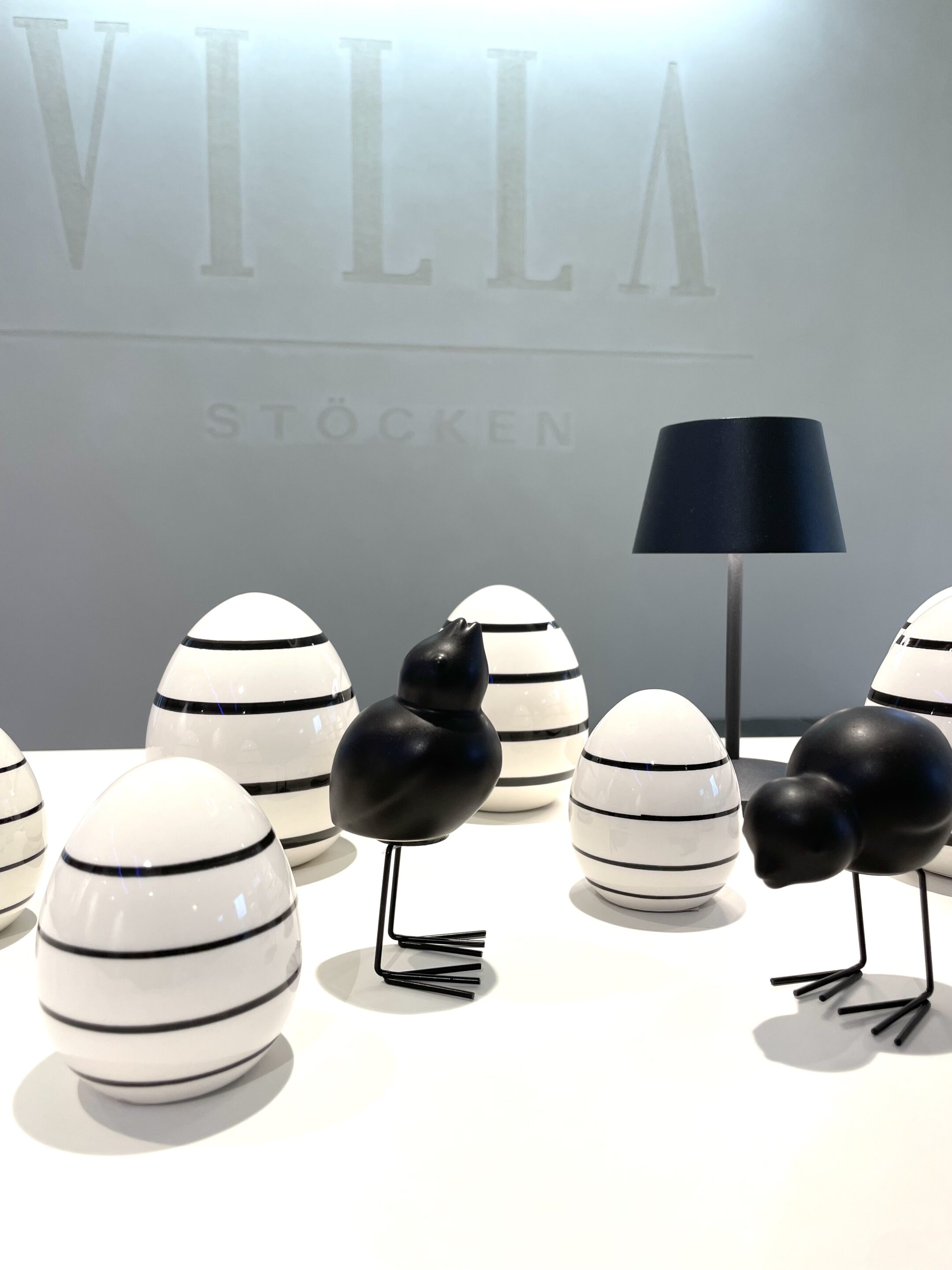 OSTEREI - weiß & schwarz gestreift – Bild 2