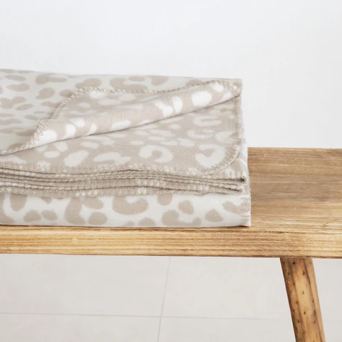 RIEMA - Wohn- u. Kuscheldecke XL - LIA, beige – Bild 3