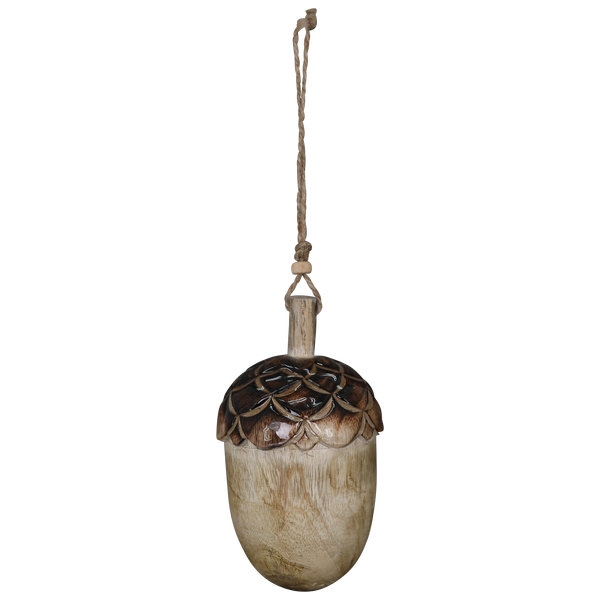 HERBSTDEKO – EICHELN Holz, 14 cm