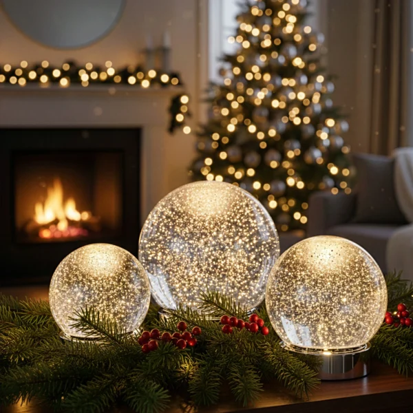 SOMPEX – GLAMOR BAUBLE silber – 18cm