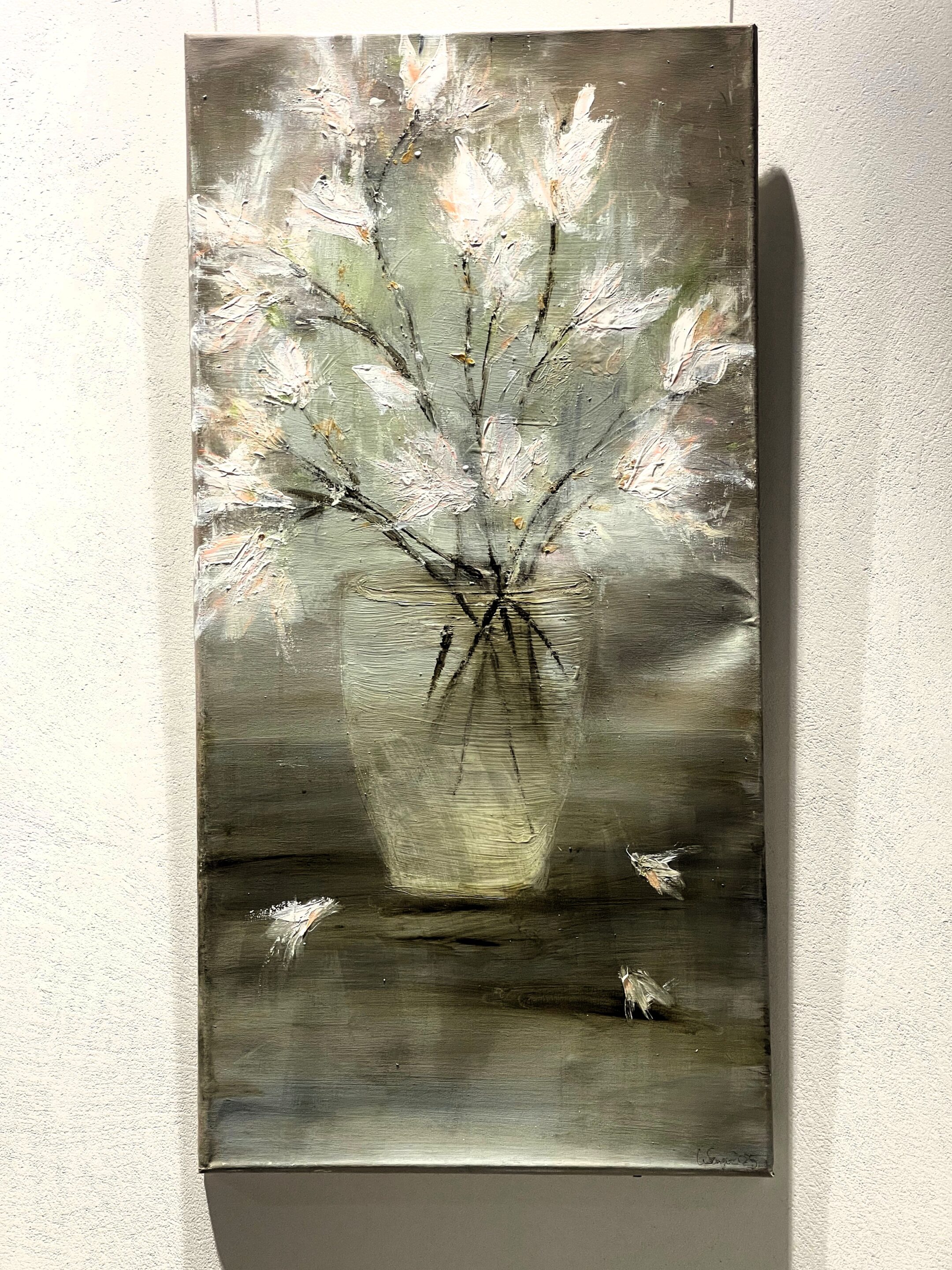 Blumen – Öl und Acryl Mischtechnik auf Leinwand