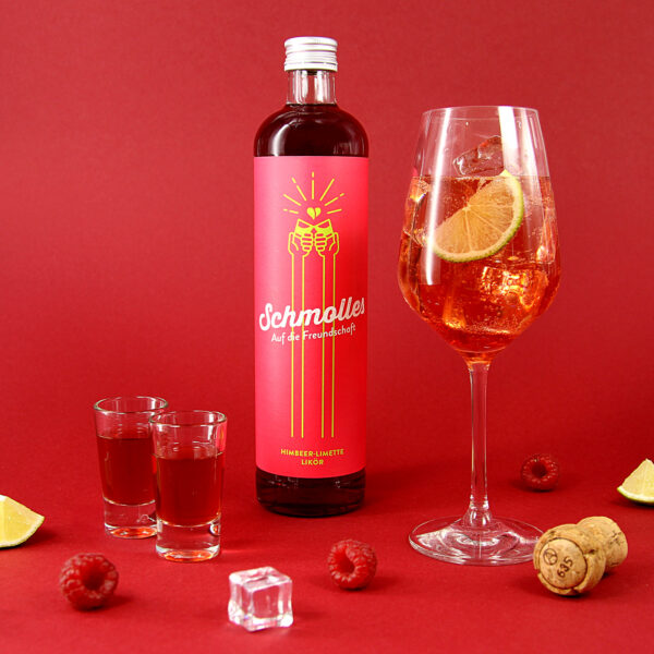 Schmolles Himbeer-Limette – Fruchtlikör