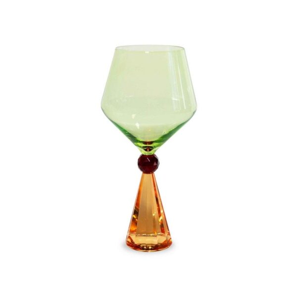 WD Lifestyle - Gin Tonic Glass, Orange u. Grün