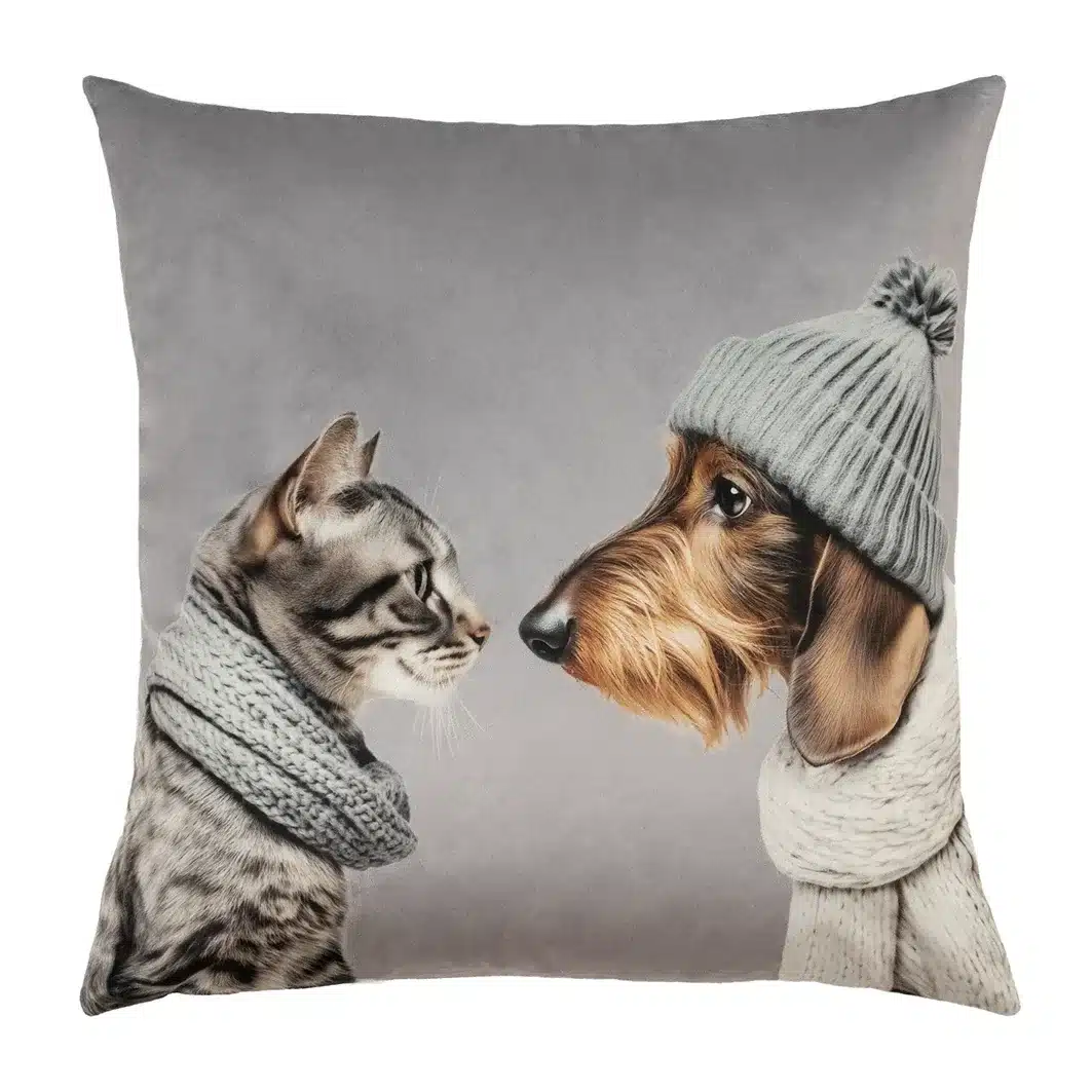 PAD CONCEPT – CAT LOVES DOG Kissenhülle