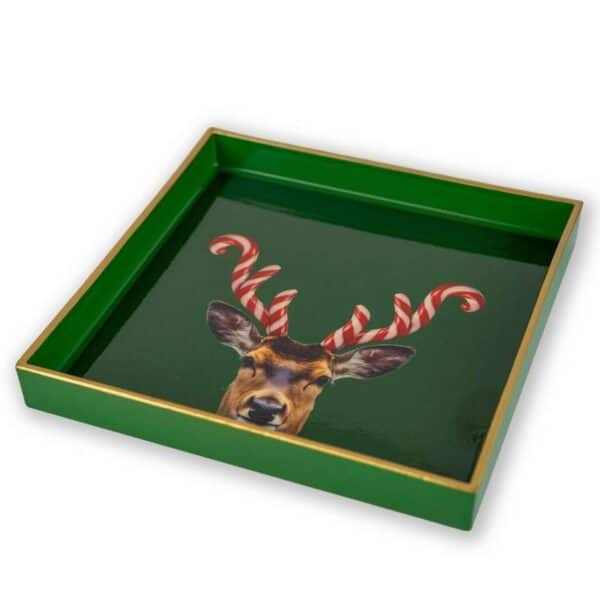 WD Lifestyle – Tablett "Zuckerstangen Geweih"